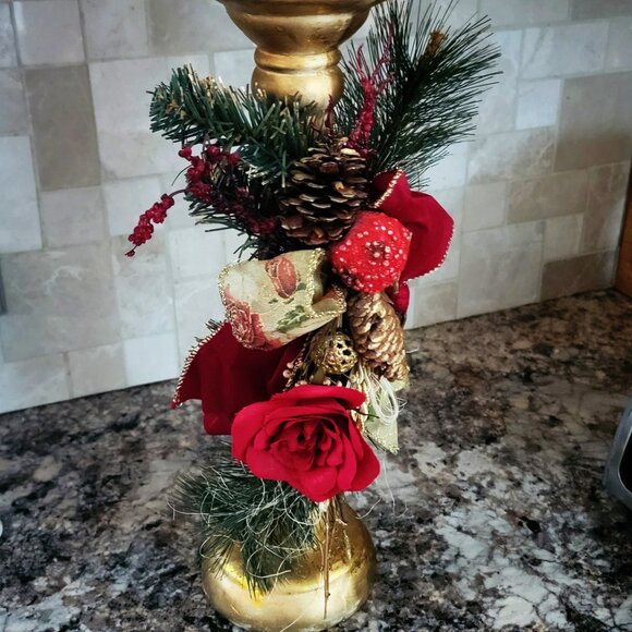 Christmas Around the World Decorative Candle Holders- set of 3-1990s - Picture 4 of 4